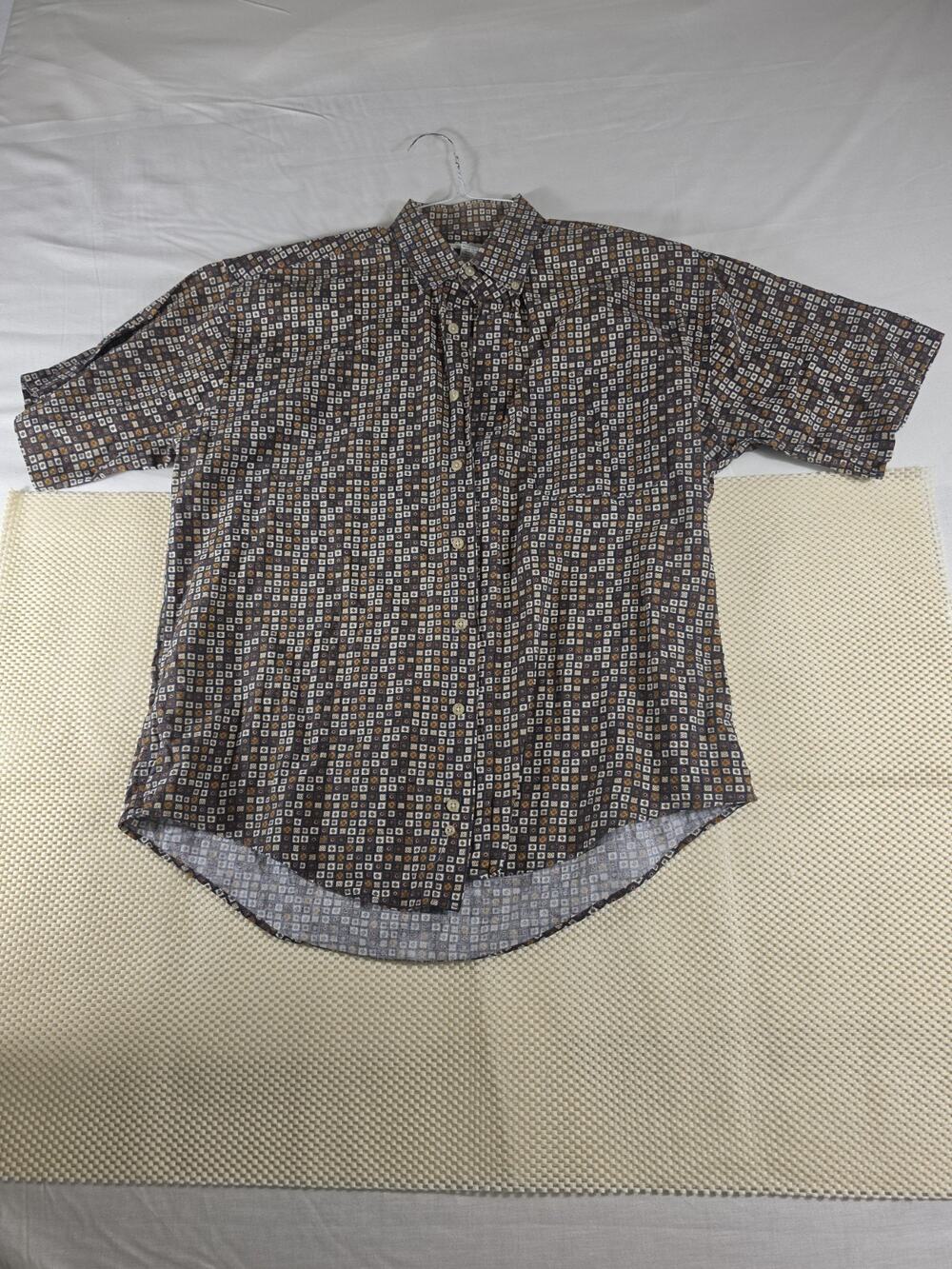 natural issue mens short sleeve shirt Mulitcolor Medium